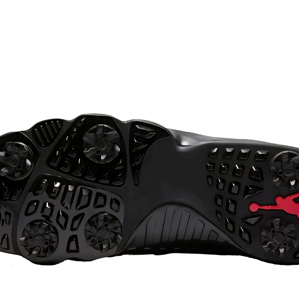 Nike Air Jordan 9 Golf Retro Black Charcoal True Red Mens FJ5934-002 Size 7.5